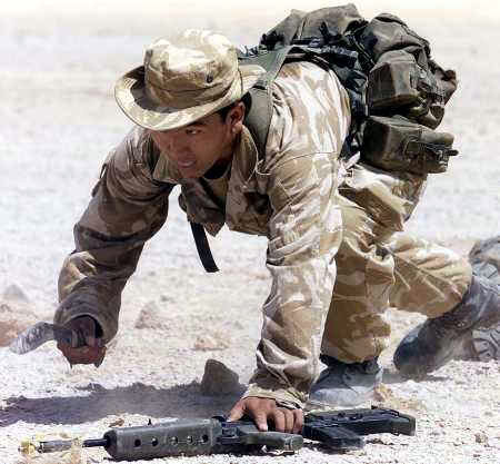 Gurkha assault rifle - afghanistan 2001