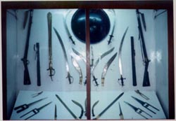 Khukuri and other blades in the Nation Museum of Nepal