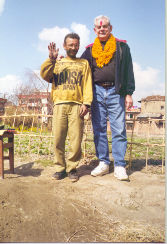 Lal Bahadur with Bill Martino